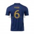 Maillot de Foot France Pogba 6 Homme Domicile Coupe du Monde 2022 Manche Courte