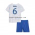Maillot de Foot France Pogba 6 Enfant Extérieur Coupe du Monde 2022 Manche Courte