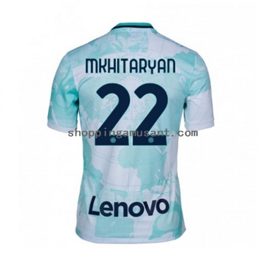Maillot de Foot Inter Milan Henrikh Mkhitaryan 22 Homme Extérieur 2022-2023 Manche Courte