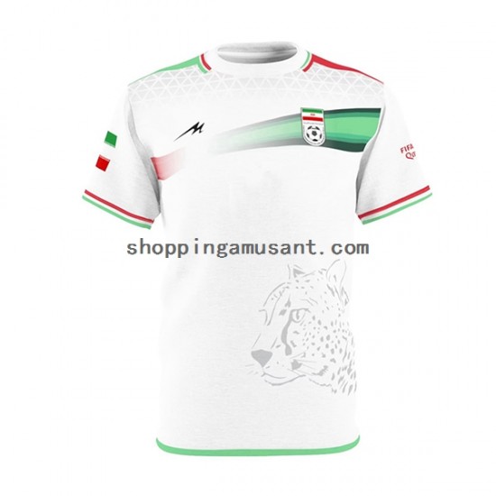 Maillot de Foot Iran Homme Domicile Coupe du Monde 2022 Manche Courte