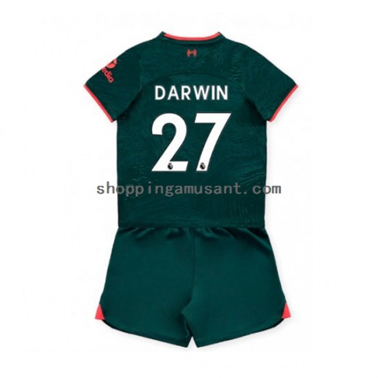 Maillot de Foot Liverpool Darwin Nunez 27 Enfant Neutre 2022-2023 Manche Courte