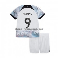 Maillot de Foot Liverpool Roberto Firmino 9 Enfant Extérieur 2022-2023 Manche Courte