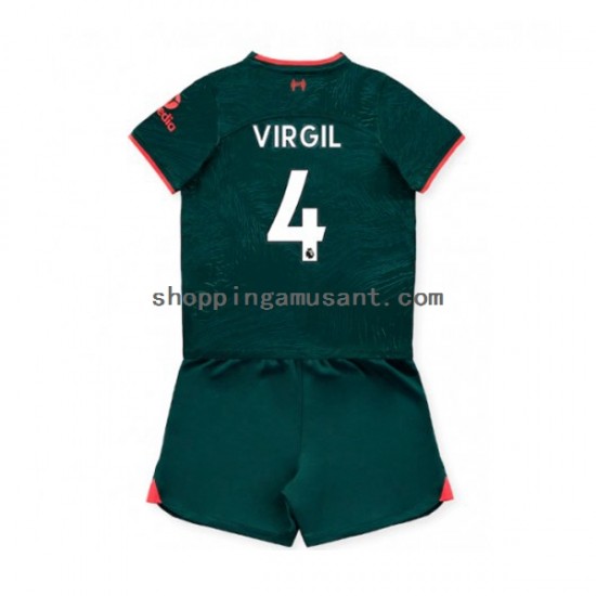 Maillot de Foot Liverpool Virgil van Dijk 4 Enfant Neutre 2022-2023 Manche Courte