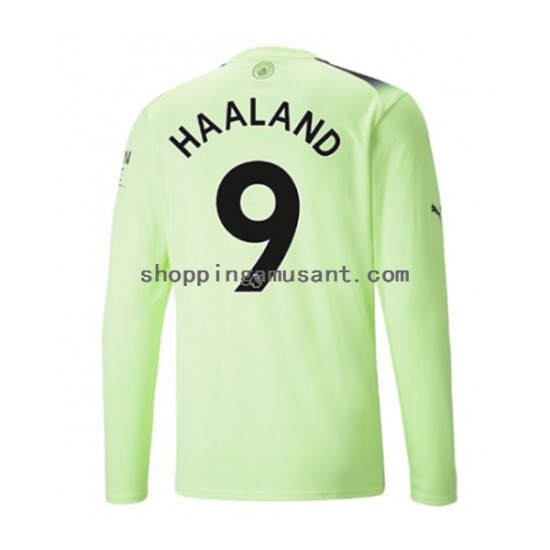 Maillot de Foot Manchester City Haaland 9 Homme Neutre 2022-2023 Manche Longue