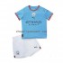 Maillot de Foot Manchester City Enfant Domicile 2022-2023 Manche Courte