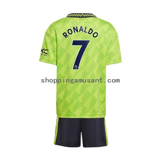 Maillot de Foot Manchester United Cristiano Ronaldo 7 Enfant Neutre 2022-2023 Manche Courte