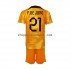 Maillot de Foot Pays-Bas Frenkie de Jong 21 Enfant Domicile Coupe du Monde 2022 Manche Courte