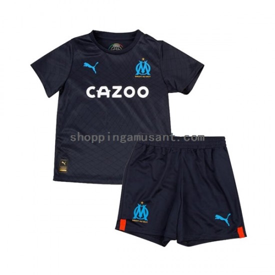 Maillot de Foot Olympique de Marseille Enfant Extérieur 2022-2023 Manche Courte