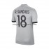 Maillot de Foot Paris Saint-Germain R.Sanches 18 Homme Extérieur 2022-2023 Manche Courte
