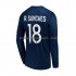 Maillot de Foot Paris Saint-Germain R.Sanches 18 Homme Domicile 2022-2023 Manche Longue