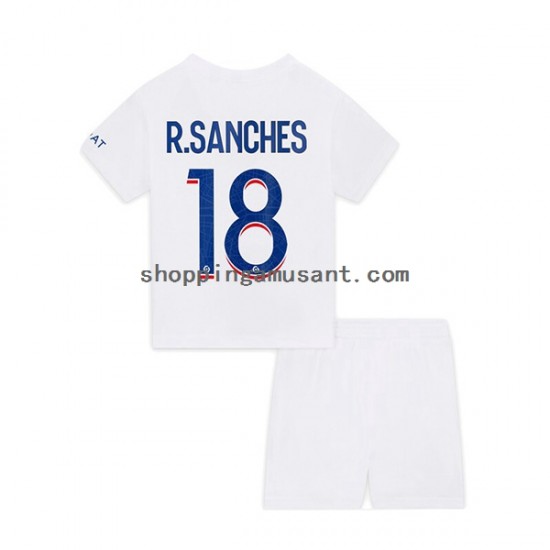 Maillot de Foot Paris Saint-Germain R.Sanches 18 Enfant Neutre 2022-2023 Manche Courte
