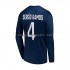 Maillot de Foot Paris Saint-Germain Sergio Ramos 4 Homme Domicile 2022-2023 Manche Longue