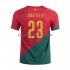 Maillot de Foot Portugal Joao Felix 23 Homme Domicile Coupe du Monde 2022 Manche Courte