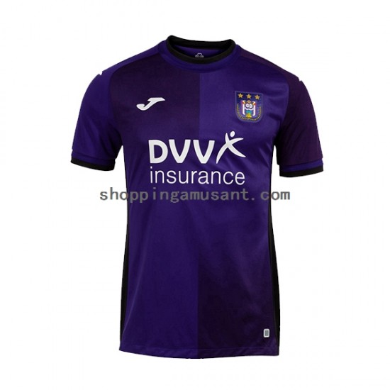 Maillot de Foot RSC Anderlecht Homme Domicile 2022-2023 Manche Courte