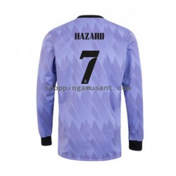 Maillot de Foot Real Madrid Eden Hazard 7 Homme Extérieur 2022-2023 Manche Longue