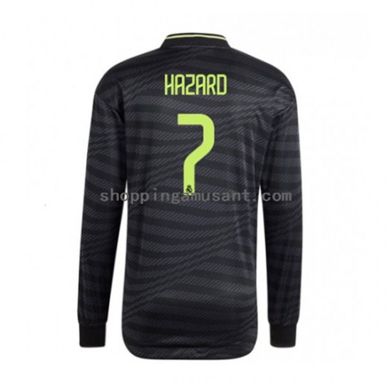 Maillot de Foot Real Madrid Eden Hazard 7 Thrid Homme 2022-2023 Manche Longue