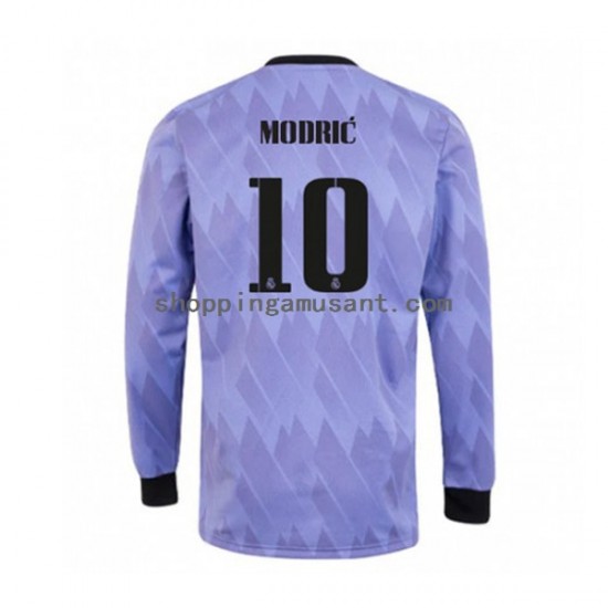 Maillot de Foot Real Madrid Modrić 10 Homme Extérieur 2022-2023 Manche Longue