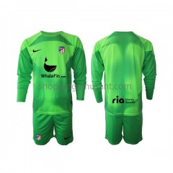 Maillot de Foot Atlético Madrid Gardien Enfant Domicile 2022-2023 Manche Longue