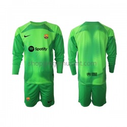 Maillot de Foot FC Barcelone Gardien Enfant Domicile 2022-2023 Manche Longue