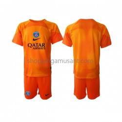 Maillot de Foot Paris Saint-Germain Gardien Enfant Extérieur 2022-2023 Manche Courte