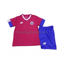 Maillot de Foot Costa Rica Enfant Domicile Coupe du Monde 2022 Manche Courte