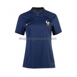 Maillot de Foot France Féminine Domicile Coupe du Monde 2022 Manche Courte