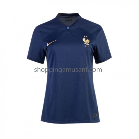 Maillot de Foot France Féminine Domicile Coupe du Monde 2022 Manche Courte