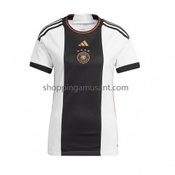 Maillot de Foot Allemagne Féminine Domicile Coupe du Monde 2022 Manche Courte
