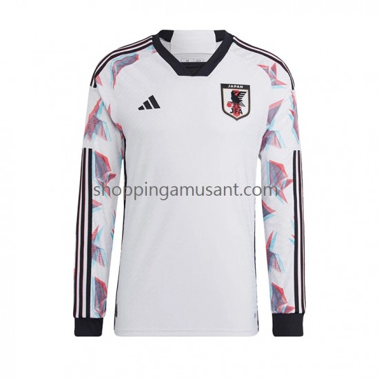 Maillot de Foot Japon Homme Extérieur Coupe du Monde 2022 Manche Longue