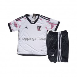 Maillot de Foot Japon Enfant Extérieur Coupe du Monde 2022 Manche Courte