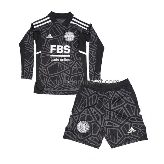 Maillot de Foot Leicester City Gardien Enfant Domicile 2022-2023 Manche Longue