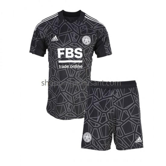 Maillot de Foot Leicester City Gardien Enfant Domicile 2022-2023 Manche Courte