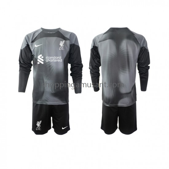 Maillot de Foot Liverpool Gardien Enfant Extérieur 2022-2023 Manche Longue