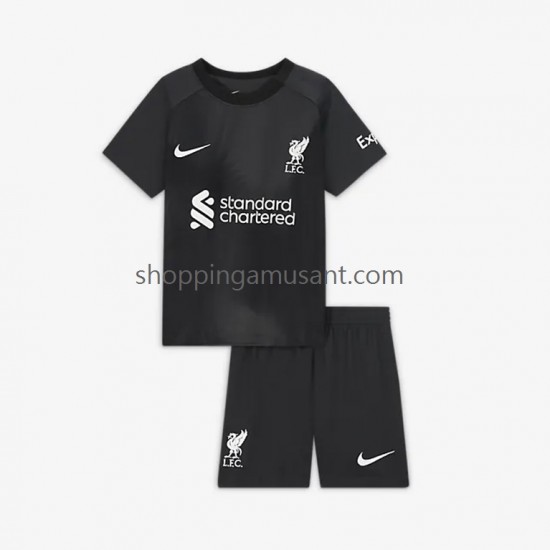 Maillot de Foot Liverpool Gardien Enfant Extérieur 2022-2023 Manche Courte
