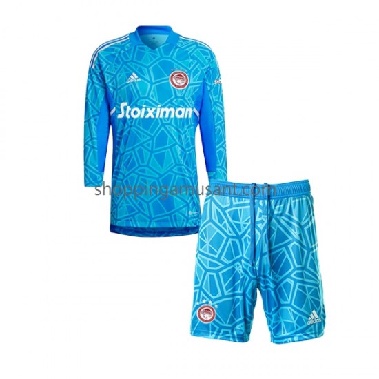 Maillot de Foot Olympiacos Gardien Enfant Domicile 2022-2023 Manche Longue