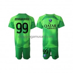 Maillot de Foot Paris Saint-Germain Donnarumma 99 Gardien Enfant Domicile 2022-2023 Manche Courte