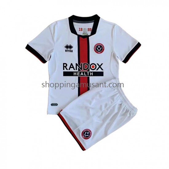 Maillot de Foot Sheffield United Enfant Extérieur 2022-2023 Manche Courte