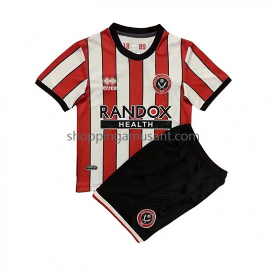 Maillot de Foot Sheffield United Enfant Domicile 2022-2023 Manche Courte