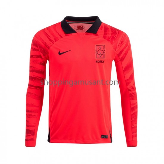 Maillot de Foot Corée du Sud Homme Domicile Coupe du Monde 2022 Manche Longue