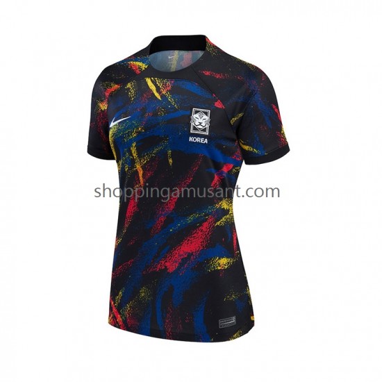 Maillot de Foot Corée du Sud Féminine Extérieur Coupe du Monde 2022 Manche Courte