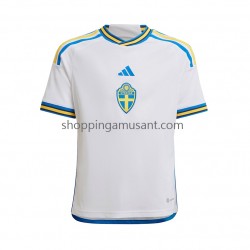 Maillot de Foot Suède Homme Extérieur 2022-2023 Manche Courte