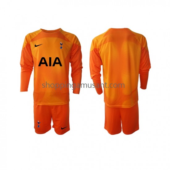 Maillot de Foot Tottenham Hotspur Gardien Enfant Extérieur 2022-2023 Manche Longue
