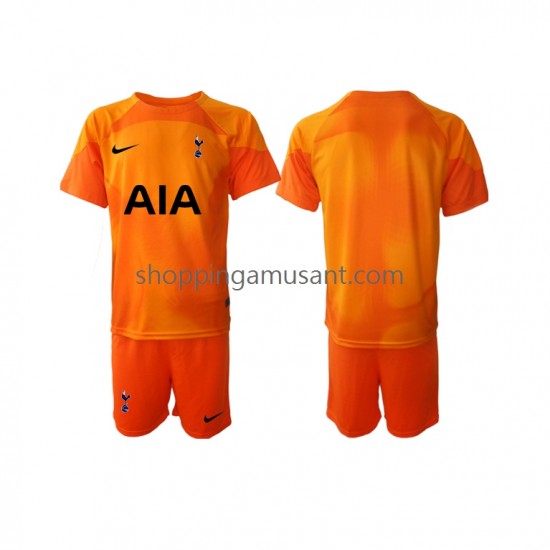 Maillot de Foot Tottenham Hotspur Gardien Enfant Extérieur 2022-2023 Manche Courte