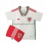 Maillot de Foot Pays de Galles Enfant Extérieur Coupe du Monde 2022 Manche Courte