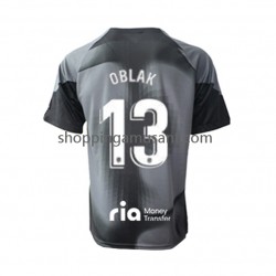 Maillot de Foot Atlético Madrid Jan Oblak 13 Gardien Homme Extérieur 2022-2023 Manche Courte