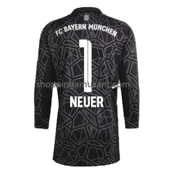 Maillot de Foot Bayern Munich Manuel Neuer 1 Gardien Homme Extérieur 2022-2023 Manche Longue