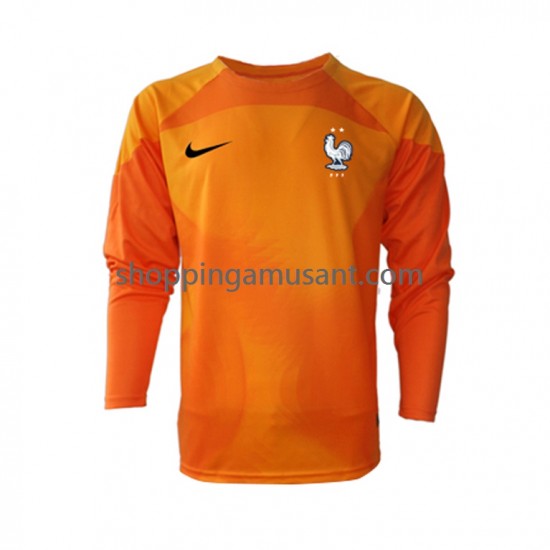 Maillot de Foot France Gardien Homme Extérieur Coupe du Monde 2022 Manche Longue