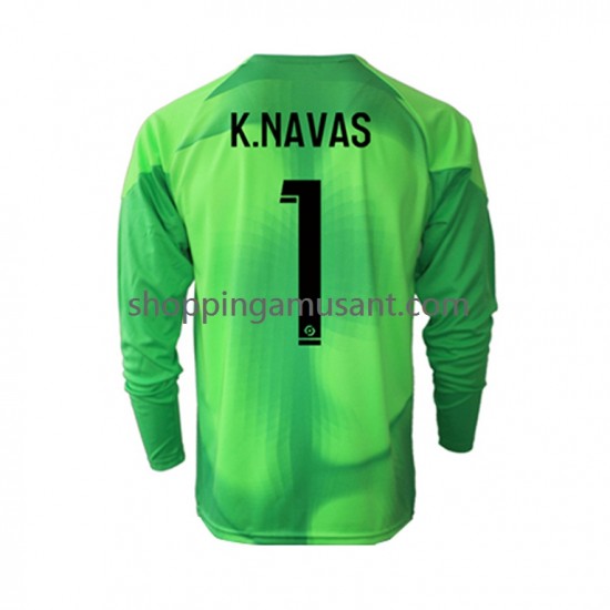 Maillot de Foot Paris Saint-Germain Keylor Navas 1 Gardien Homme Domicile 2022-2023 Manche Longue