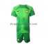 Maillot de Foot Pologne Gardien Enfant Domicile Coupe du Monde 2022 Manche Courte