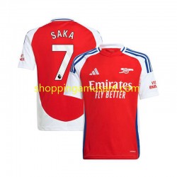 Maillot de Foot Arsenal Bukayo Saka 7 Homme Domicile 2024-2025 Manche Courte